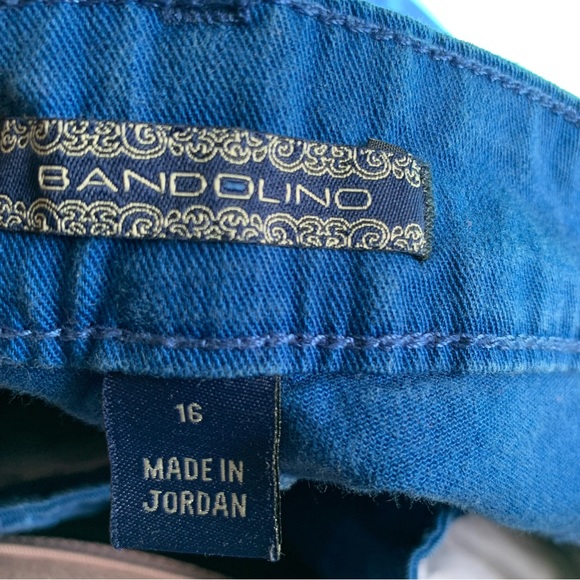 Bandolino Plus Size 16 Royal Blue Straight Jeans 👖 - Picture 3 of 9